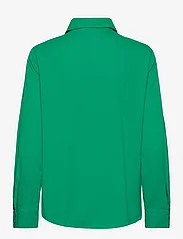 Mango - Regular flowy shirt - langærmede skjorter - green - 1