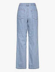 Mango - Straight pleated jeans - straight jeans - open blue - 1