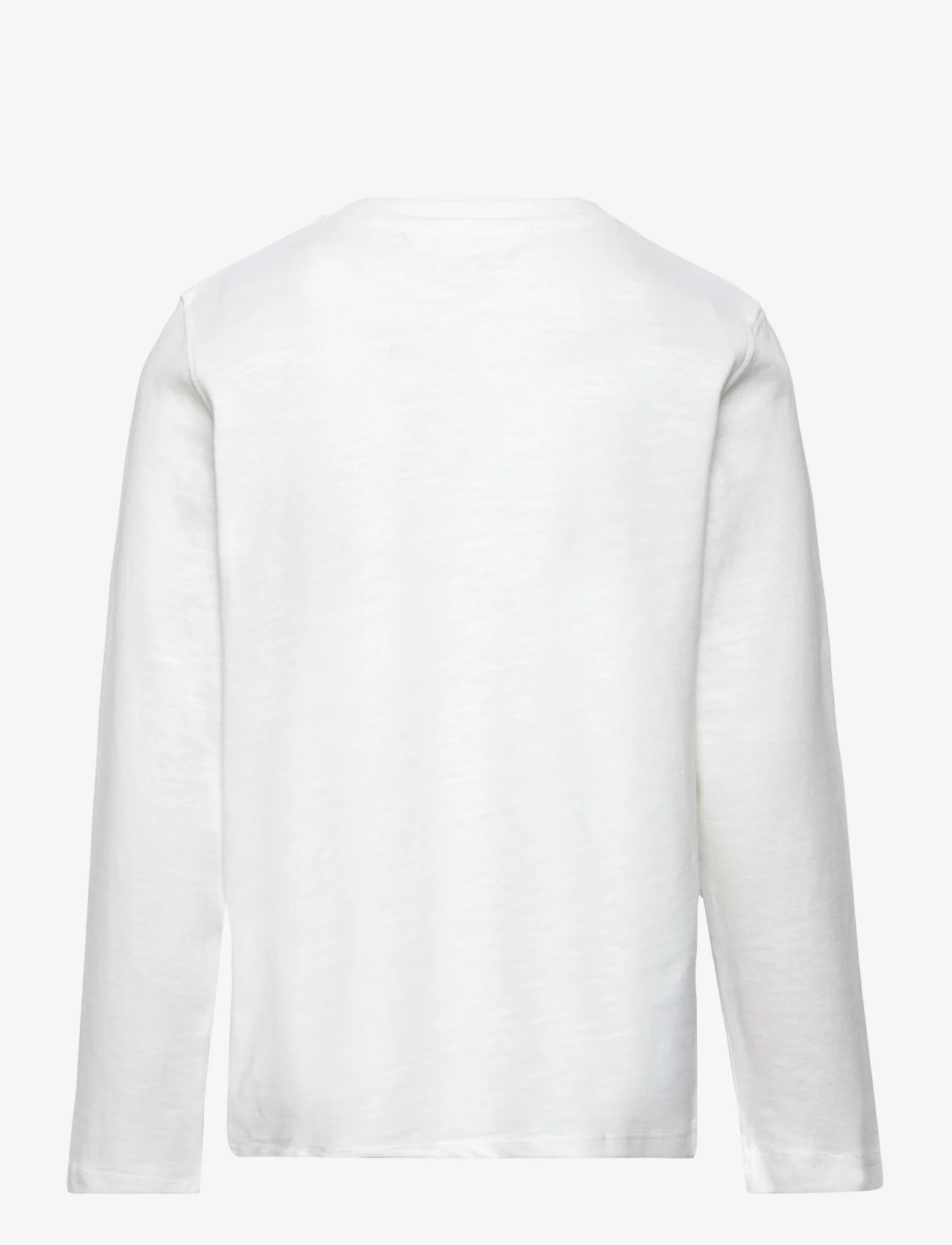 Mango - Buttoned long sleeve t-shirt - langærmede t-shirts - natural white - 1