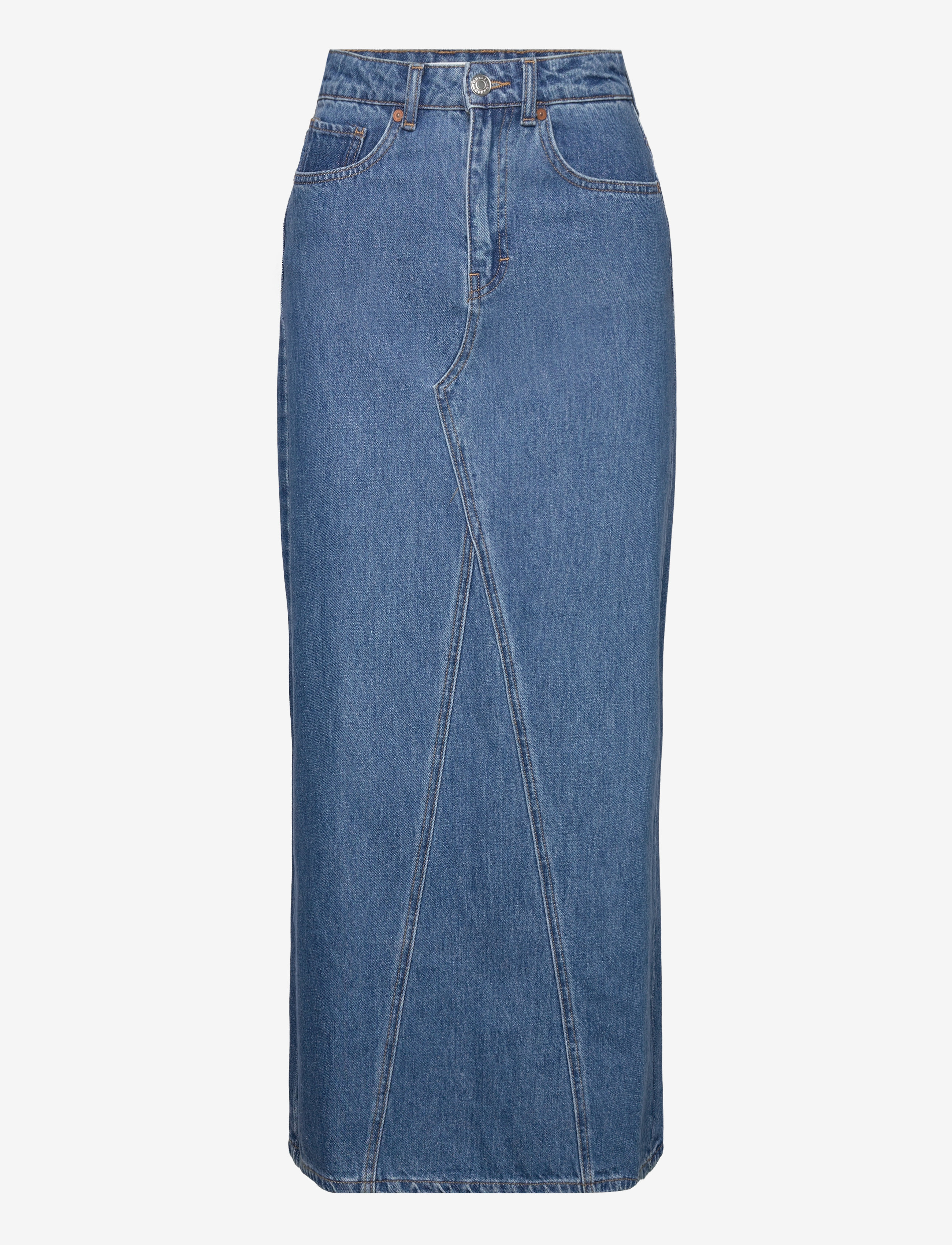Mango Long denim skirt - Röcke - OPEN BLUE / blue