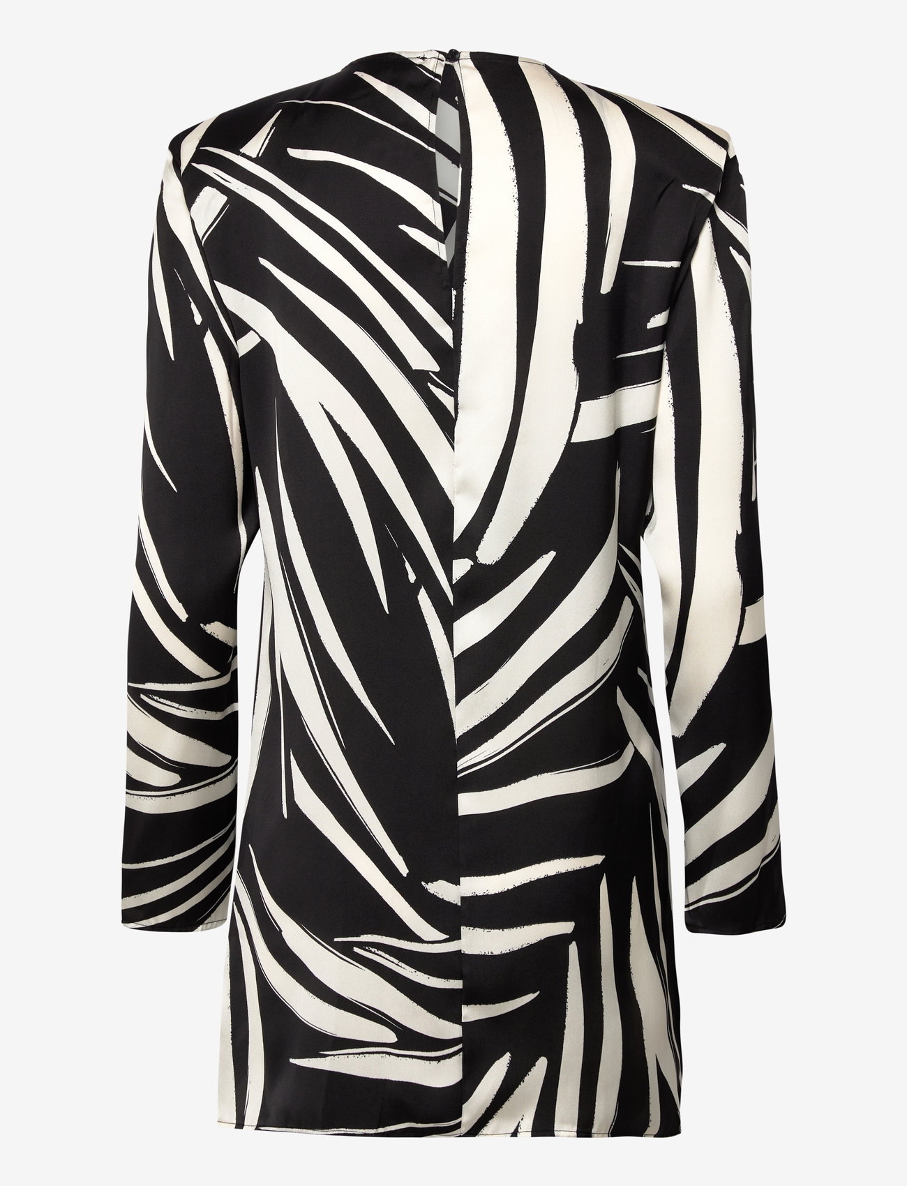 Mango - Printed short dress - laveste priser - black - 1