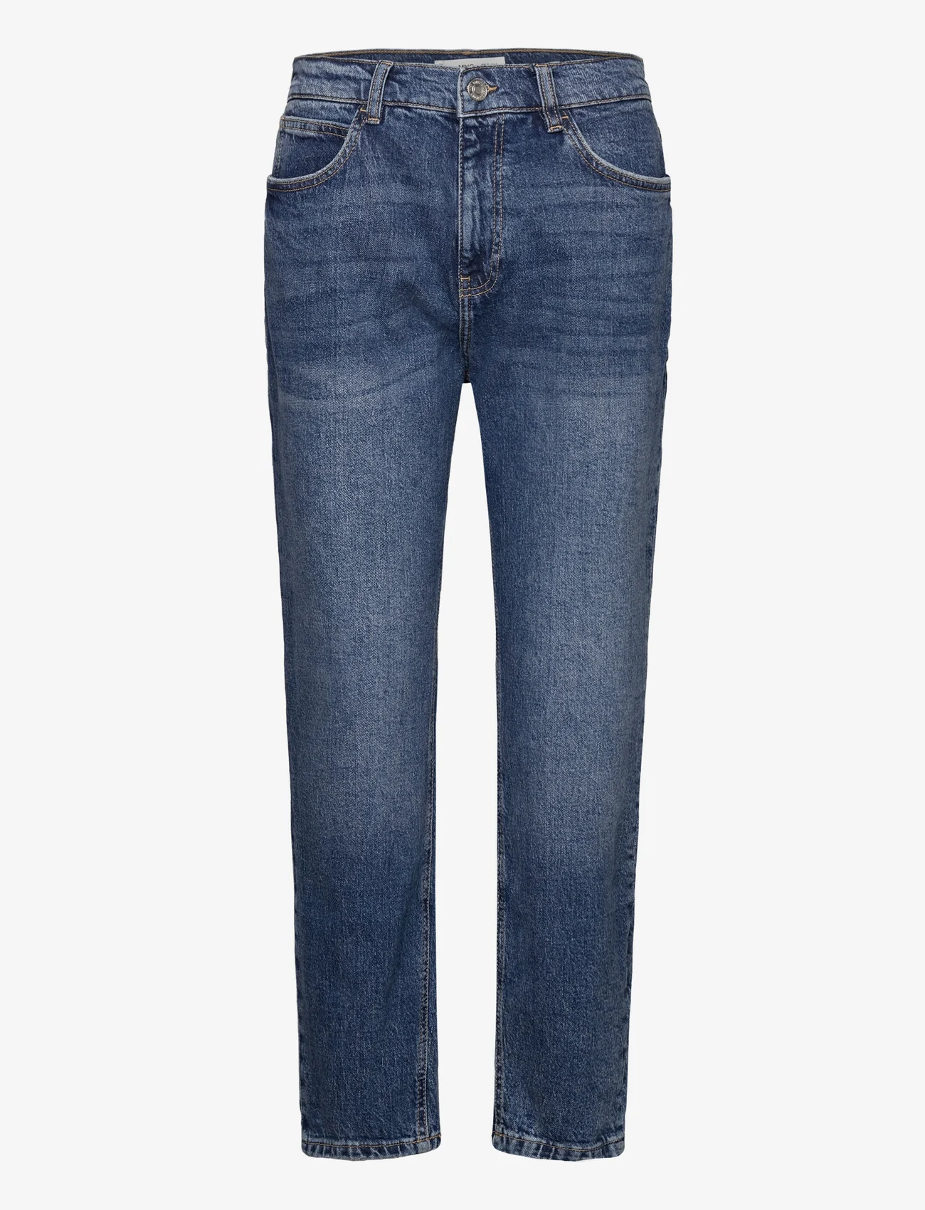 Mango - Mom comfort high-rise jeans - alhaisimmat hinnat - open blue - 0