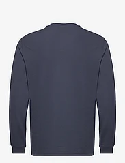 Mango - Long-sleeved pique cotton t-shirt - de laveste prisene - navy - 1