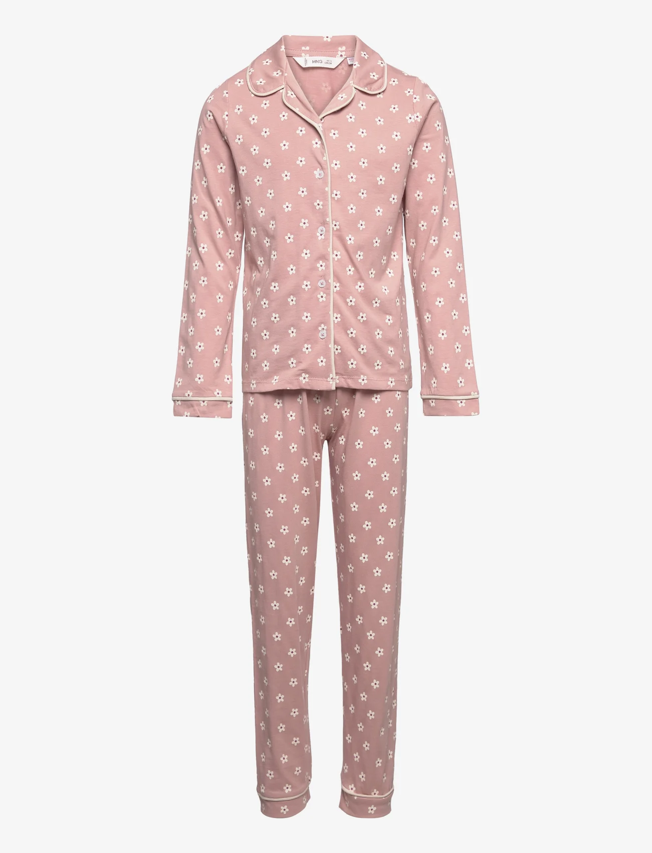 Mango - Printed long pyjamas - sett - pink - 0