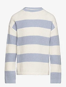 Striped knit sweater, Mango