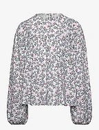 Printed blouse - LIGHT BEIGE