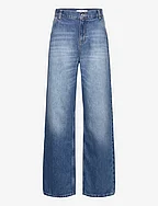 Low waist wideleg jeans - OPEN BLUE