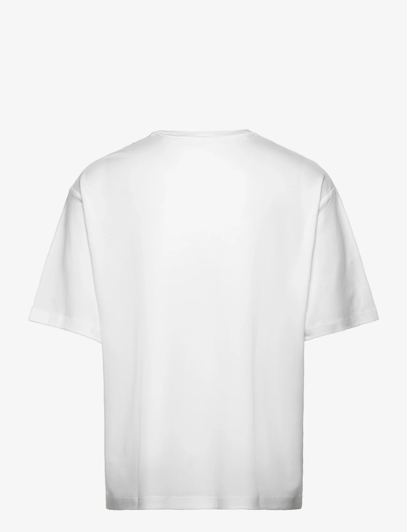 Mango - 100% cotton relaxed-fit t-shirt - kortermede t-skjorter - white - 1