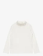 Turtleneck long-sleeved t-shirt - NATURAL WHITE