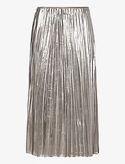 Mango - Metallic pleated skirt - plisserede nederdele - silver - 0
