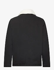 Mango - Shearling denim jacket - forårsjakker - open grey - 1