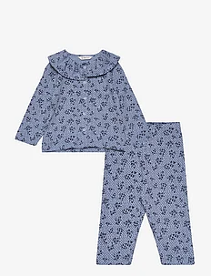 Printed cotton pyjamas, Mango
