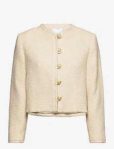 Tweed jacket with jewel buttons, Mango