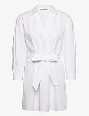 Mango - Bow shirt dress - sommerkjoler - natural white - 0