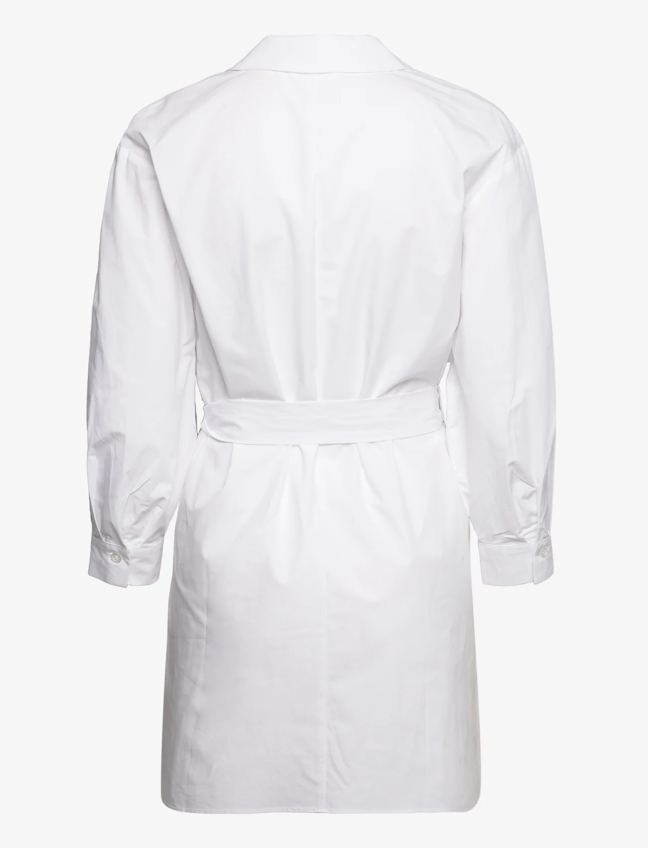 Mango - Bow shirt dress - sommerkjoler - natural white - 1