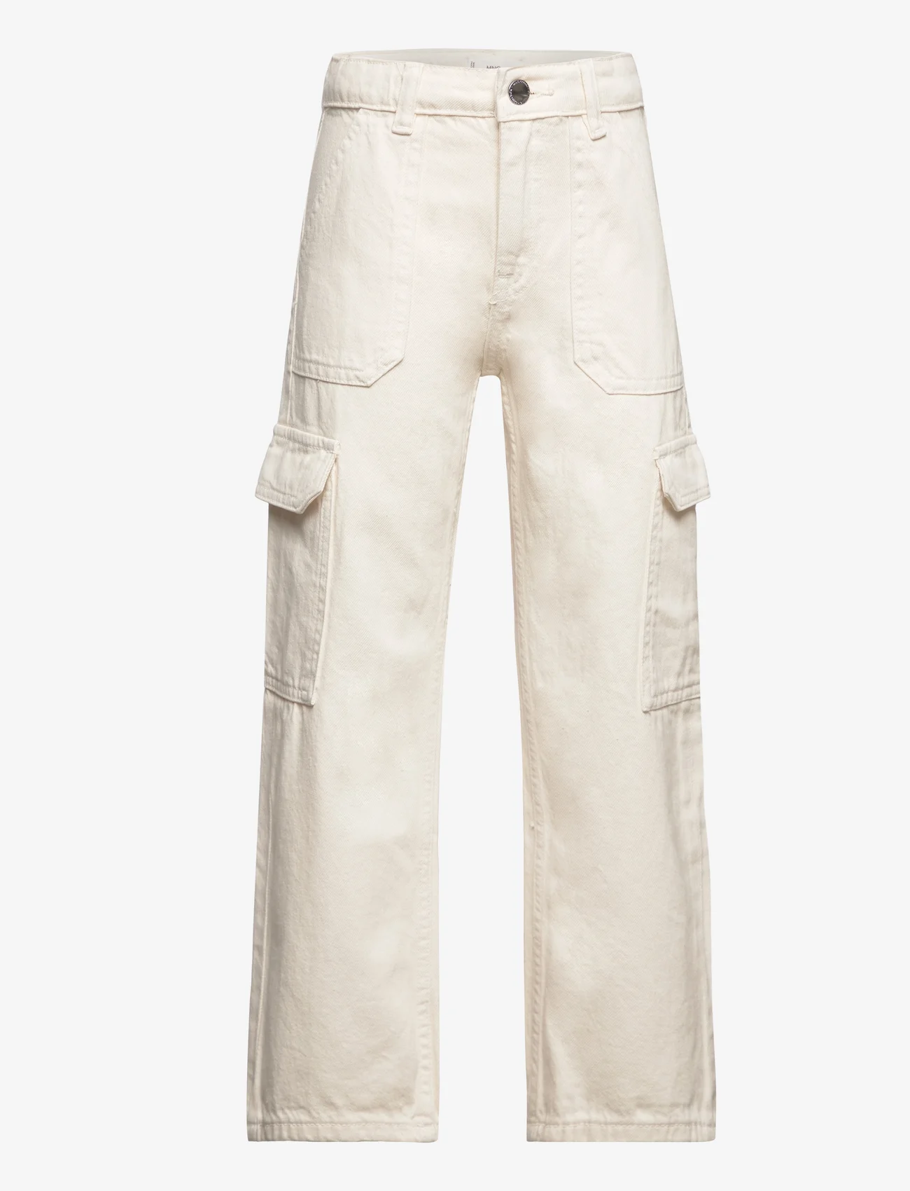 Mango - Cotton cargo trousers - gode sommertilbud - light beige - 0
