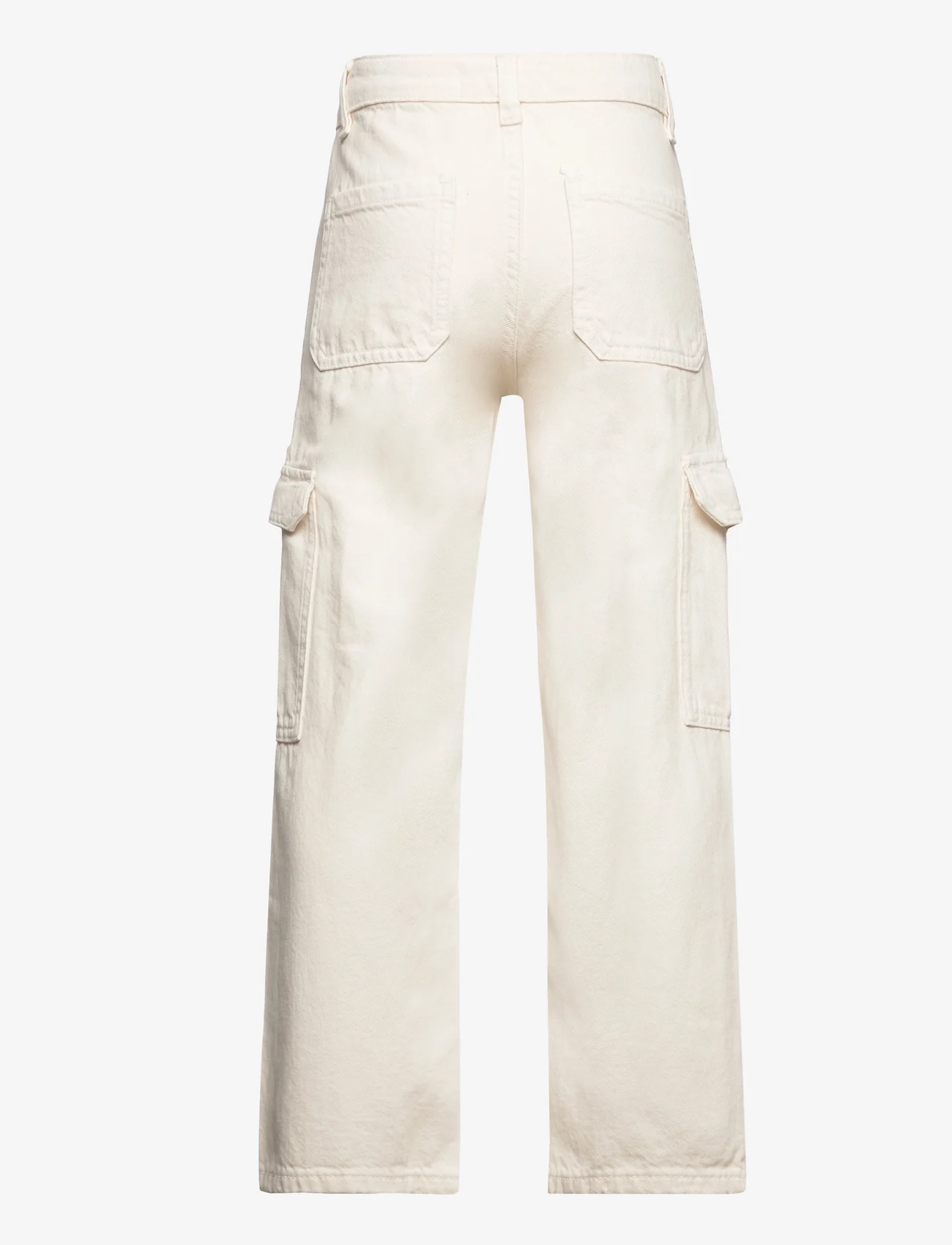Mango - Cotton cargo trousers - gode sommertilbud - light beige - 1