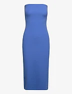 Strapless dress - MEDIUM BLUE