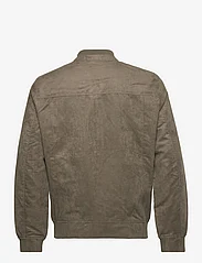 Mango - Suede-effect bomber jacket - forårsjakker - beige - khaki - 1