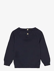 Mango - Knit cotton sweater - neulepuserot - navy - 1