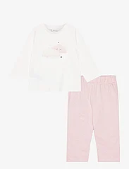 Mango - Printed long pyjamas - pyjamassæt - pink - 0