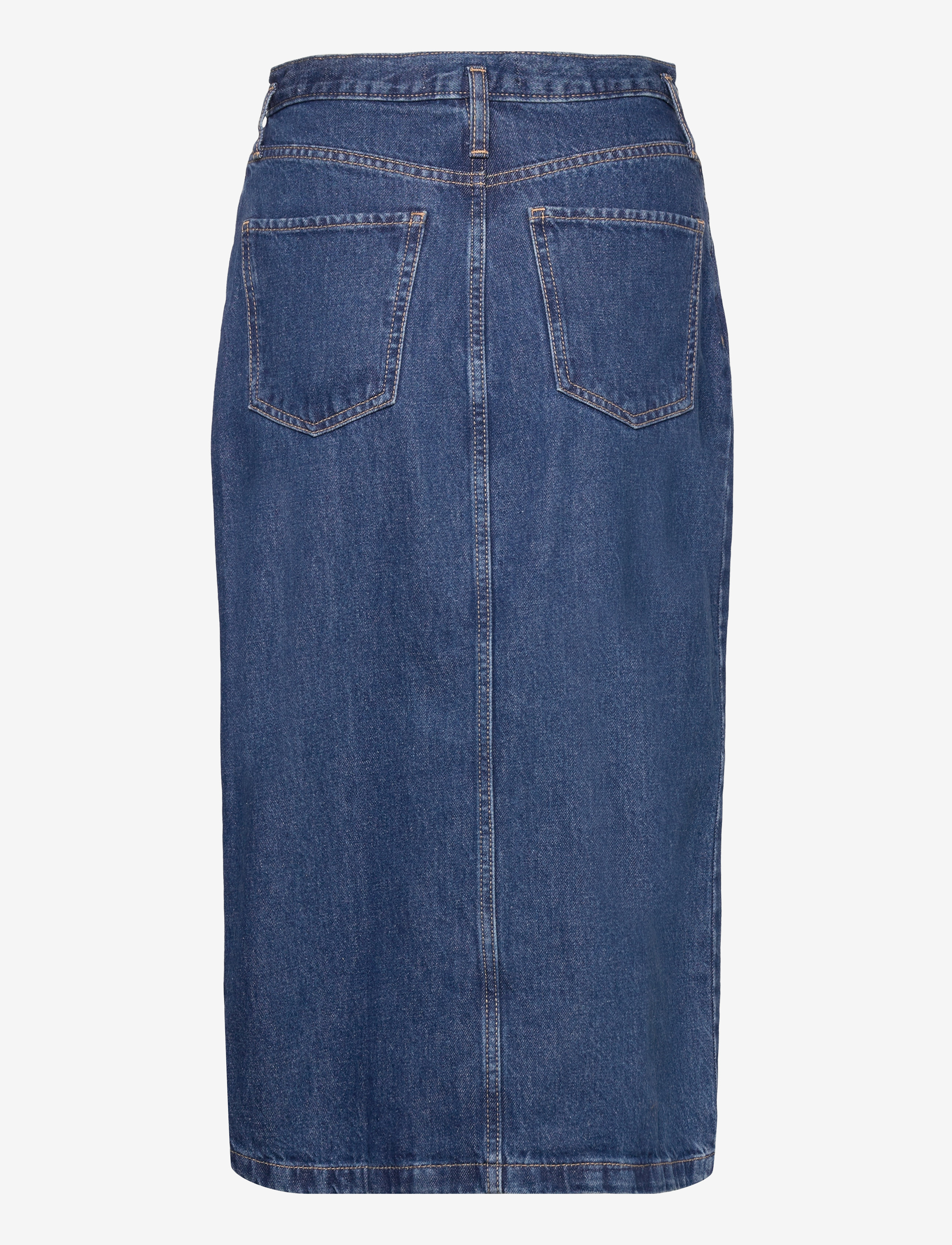 Mango - Denim midi-skirt - midi nederdele - open blue - 1