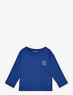 Printed long sleeve t-shirt - MEDIUM BLUE