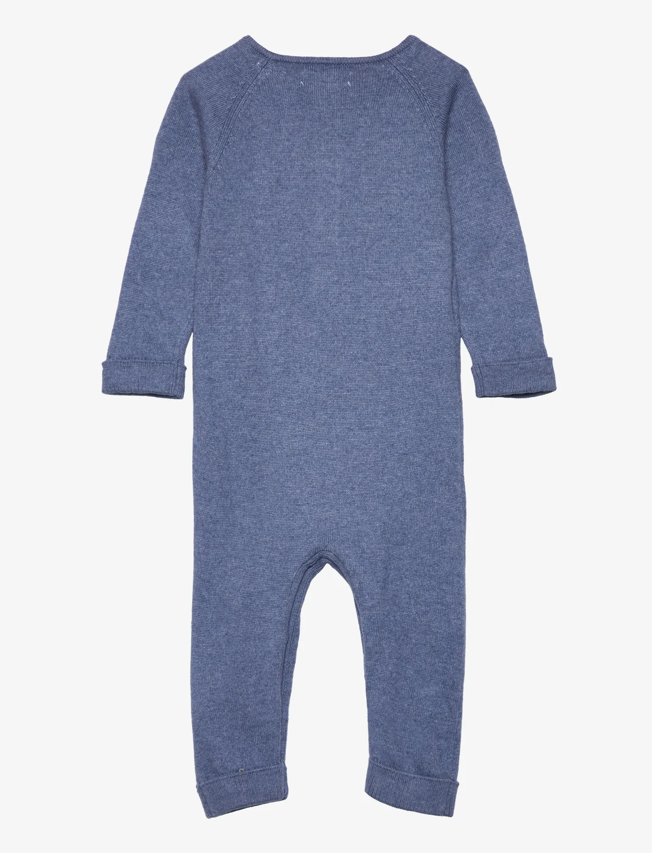 Mango - Cotton-knit jumpsuit - laveste priser - medium blue - 1