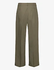 Mango - Wideleg pleated trousers - vida byxor - green - 1