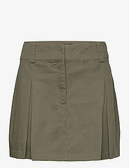Mango - Pleated mini-skirt - korte skjørt - green - 0