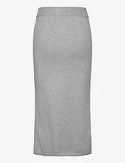 Mango - Ribbed midi skirt - strikkede nederdele - medium grey - 1