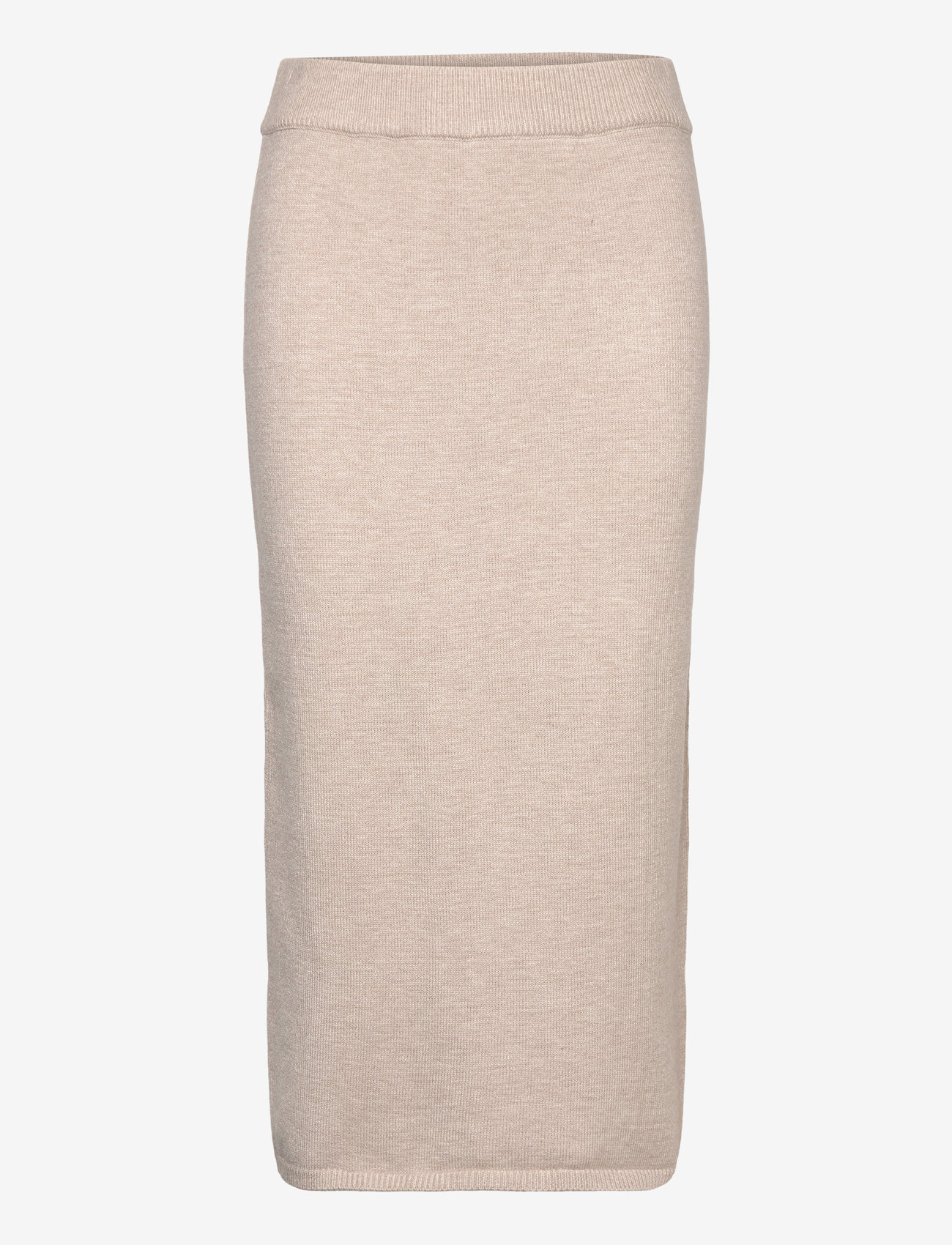 Mango - Ribbed midi skirt - strickröcke - lt pastel grey - 0