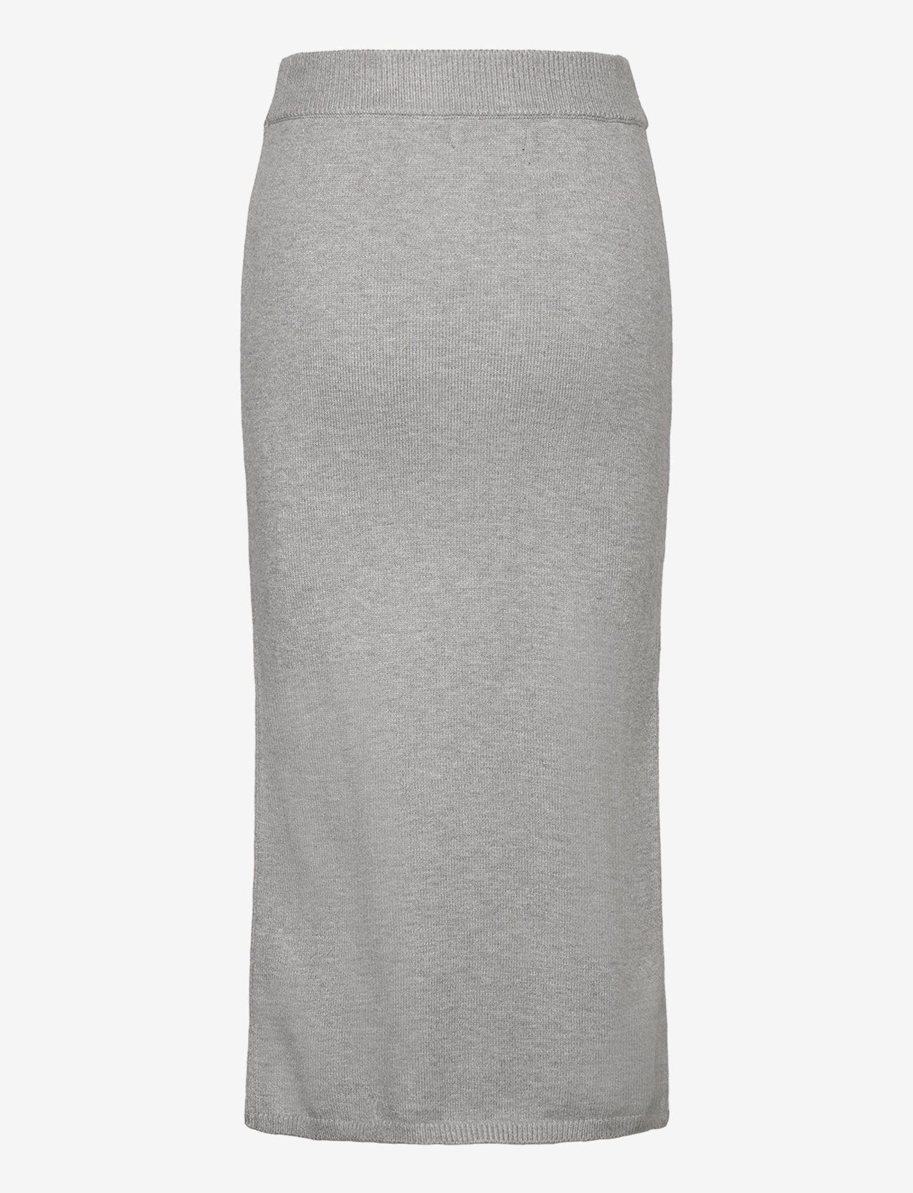 Mango - Ribbed midi skirt - strikkede nederdele - medium grey - 1