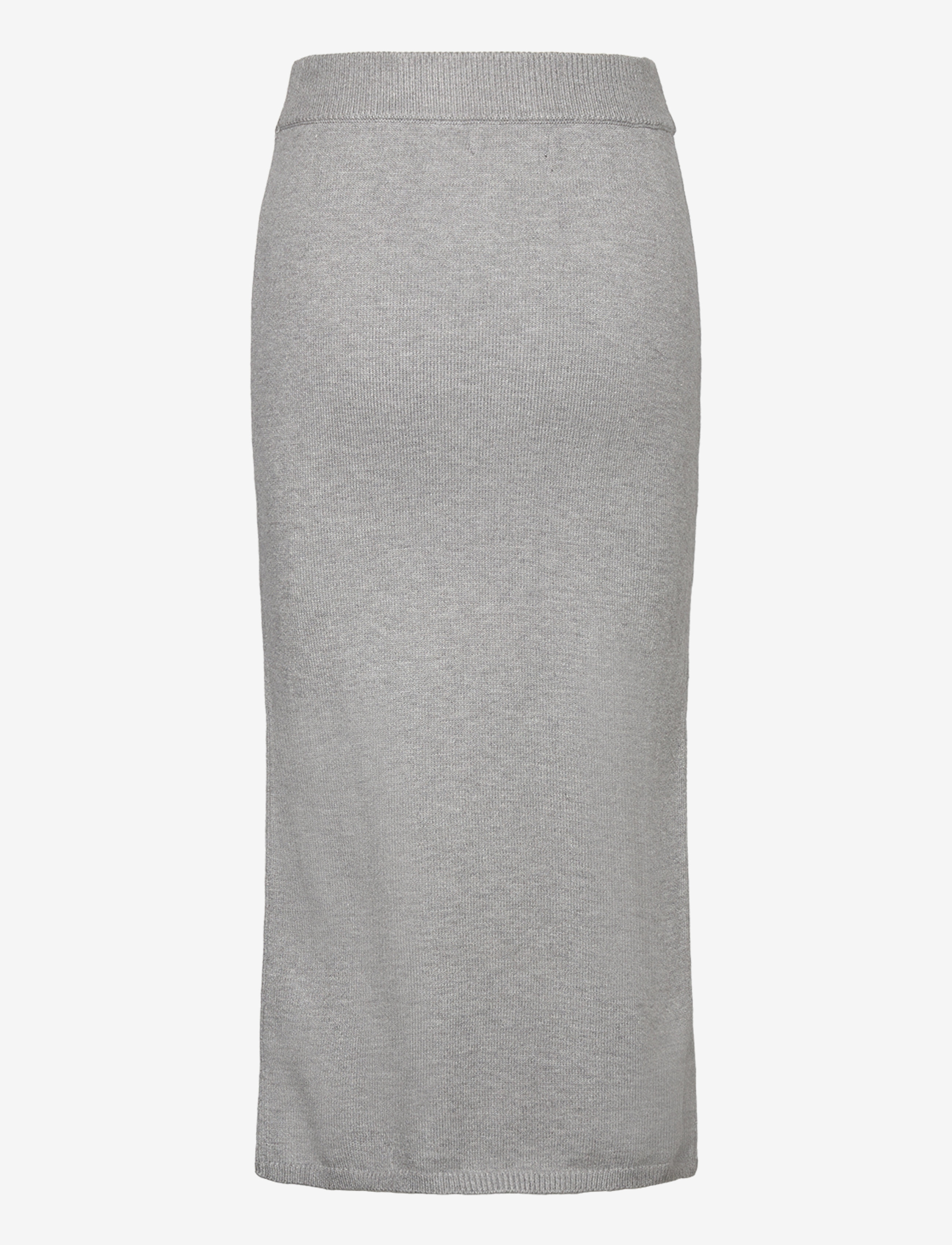 Mango - Ribbed midi skirt - midi kjolar - medium grey - 1