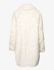 Mango - Faux-fur midi coat - fake fur jakker - white - 1