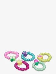 Mango - Pack of 5 combined rings - alhaisimmat hinnat - pink - 0