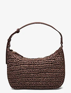 Natural fibre shoulder bag, Mango