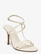 Ankle-cuff heeled sandals - LIGHT BEIGE
