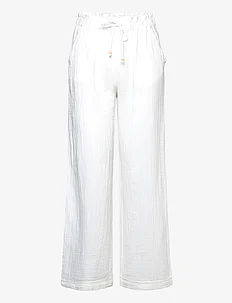 Bow textured trousers, Mango