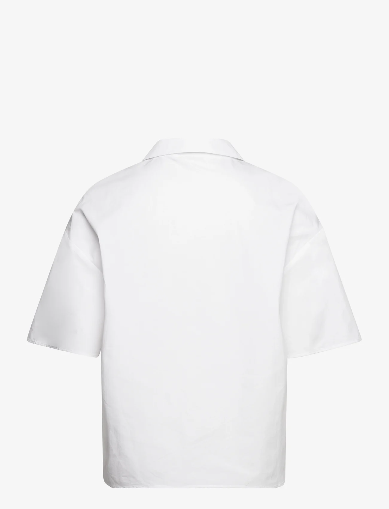 Mango - Short sleeved cotton shirt - kortærmede skjorter - natural white - 1