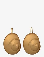 Metallic shell earrings - GOLD
