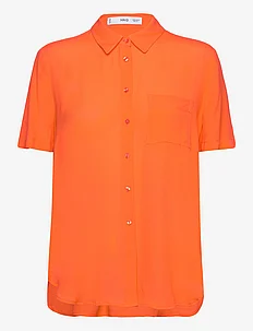 Pocket oversize shirt, Mango