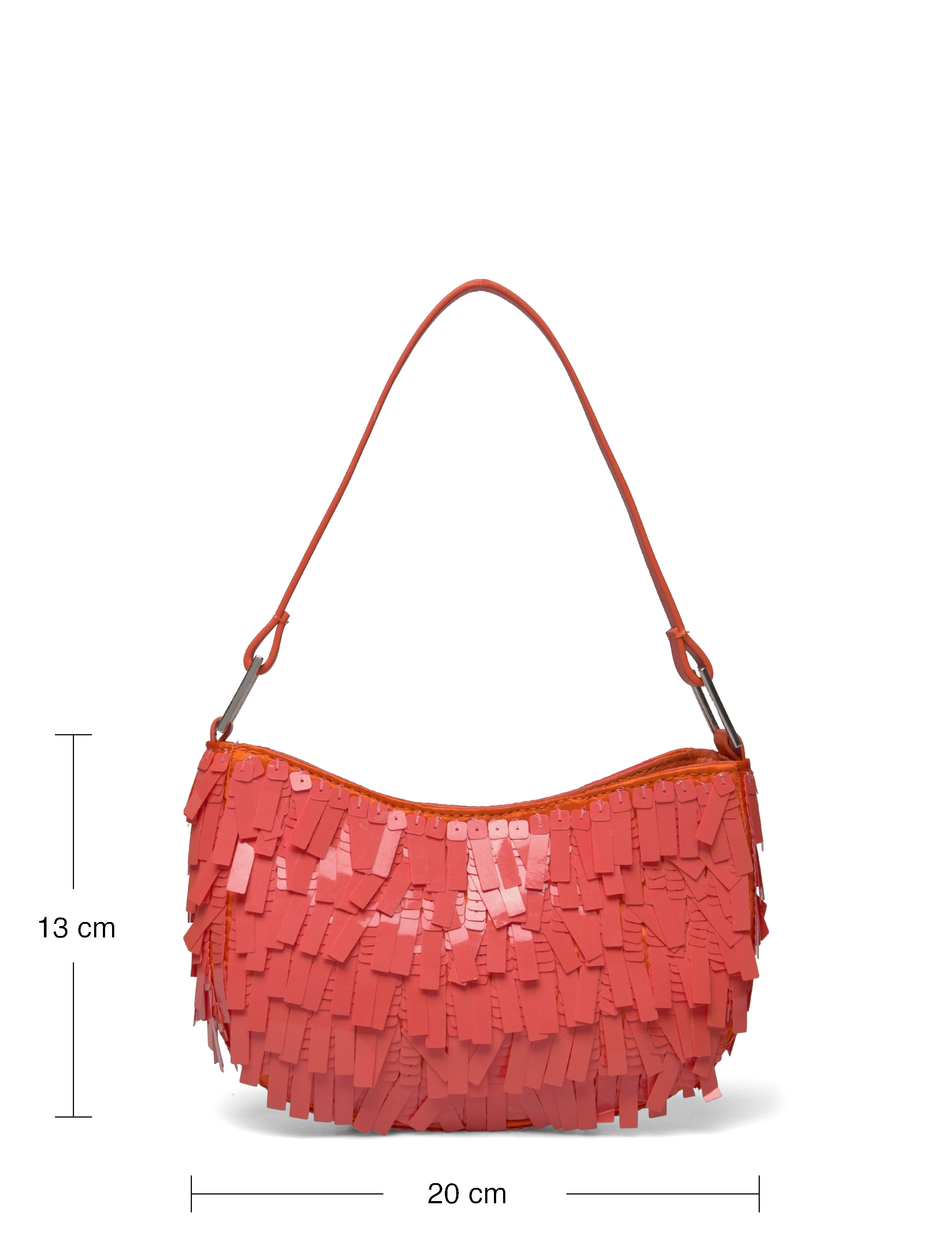 Mango - Fringed shoulder bag - födelsedagspresenter - orange - 4
