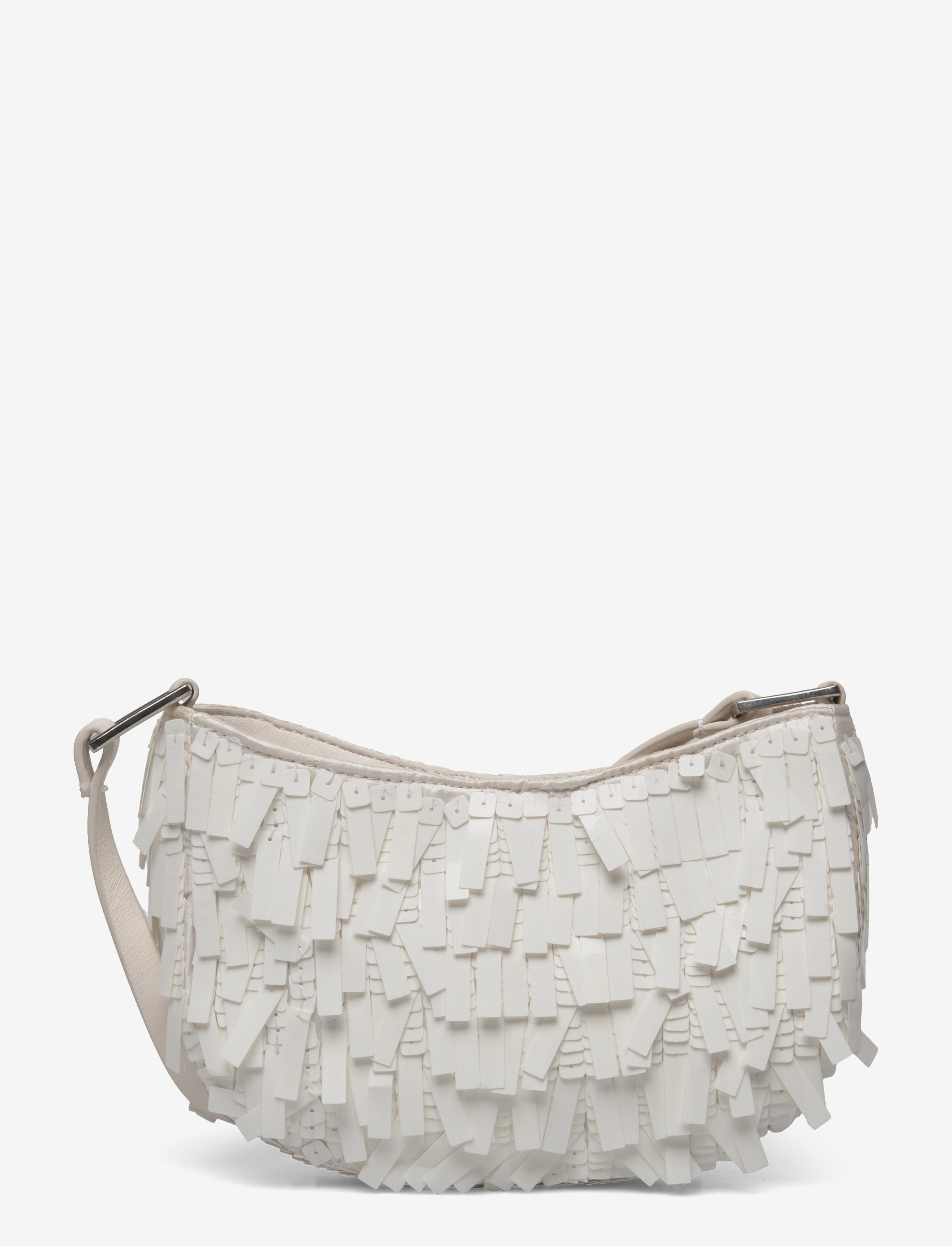 Mango - Fringed shoulder bag - sünnipäevakingitused - white - 1