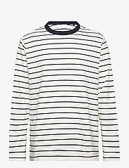 Mango - Striped long sleeves t-shirt - alhaisimmat hinnat - natural white - 0