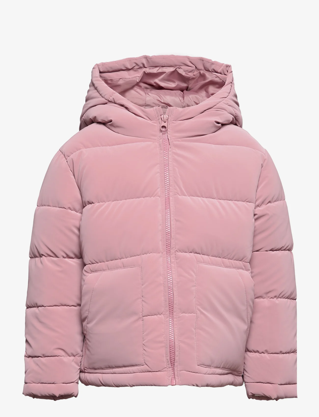 Mango - Hood quilted coat - lägsta priserna - pink - 0