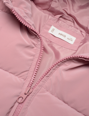 Mango - Hood quilted coat - lägsta priserna - pink - 2