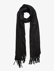 Mango - Fringed edge scarf - de laveste prisene - black - 0