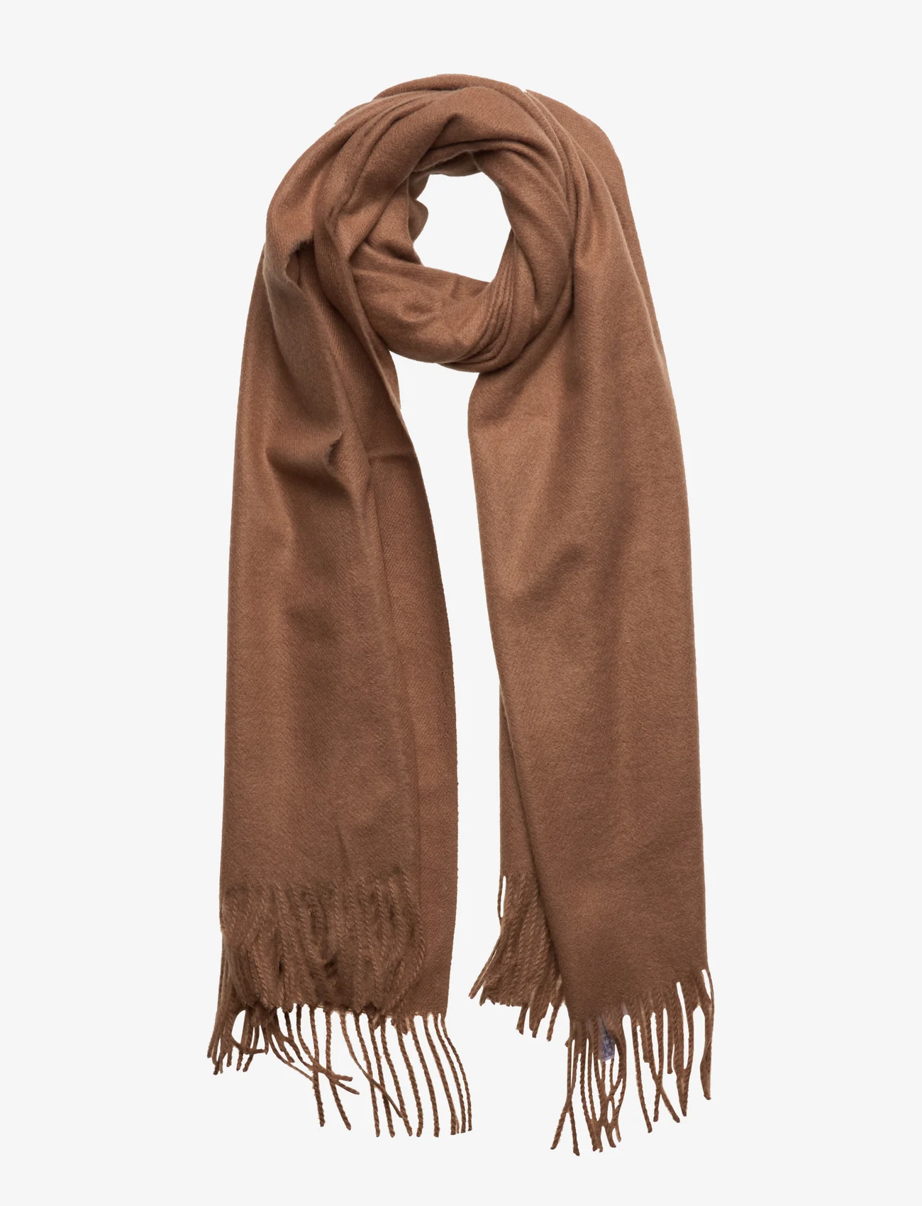 Mango - Fringed edge scarf - laveste priser - medium brown - 0