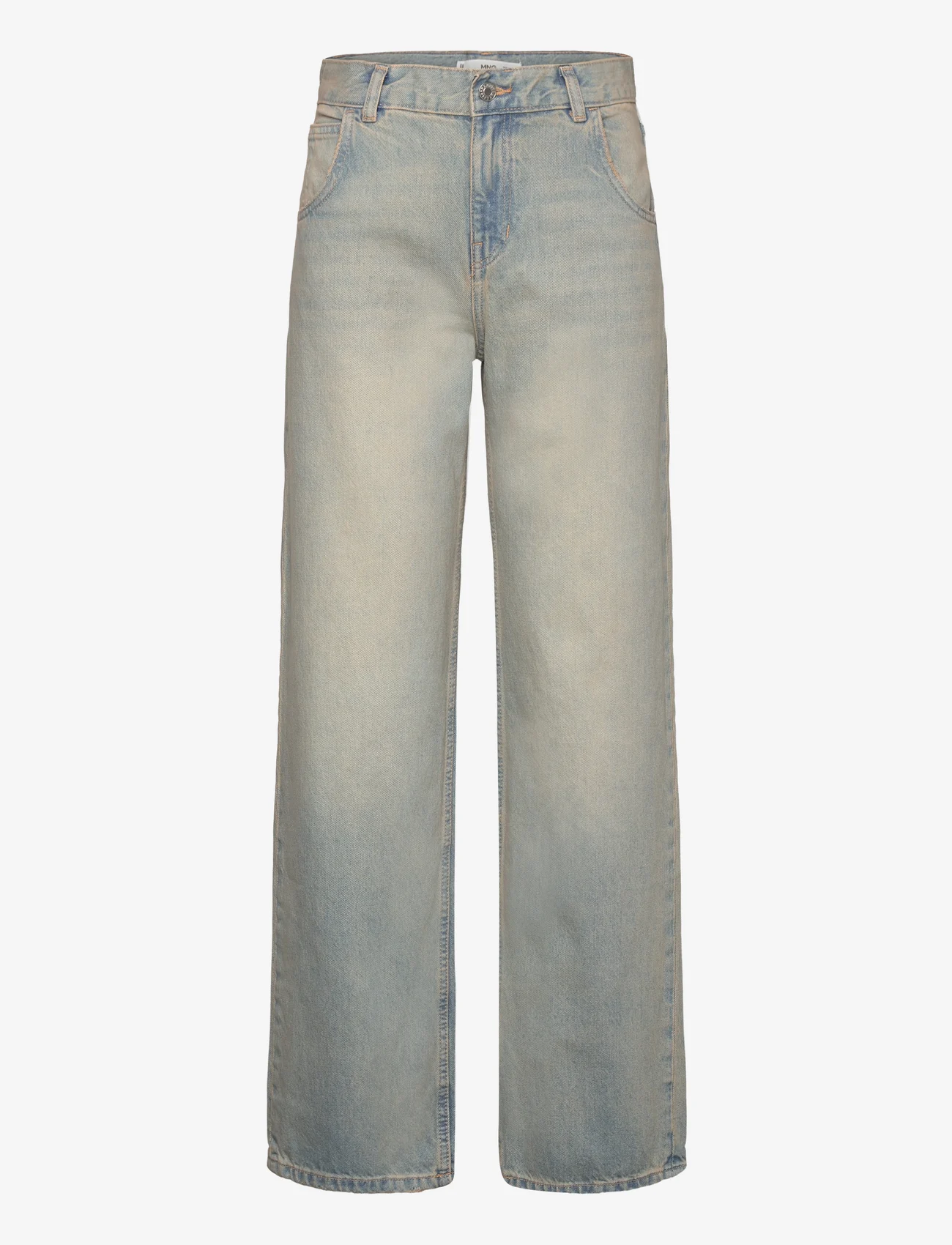 Mango - Low waist wideleg jeans - laveste priser - open blue - 0
